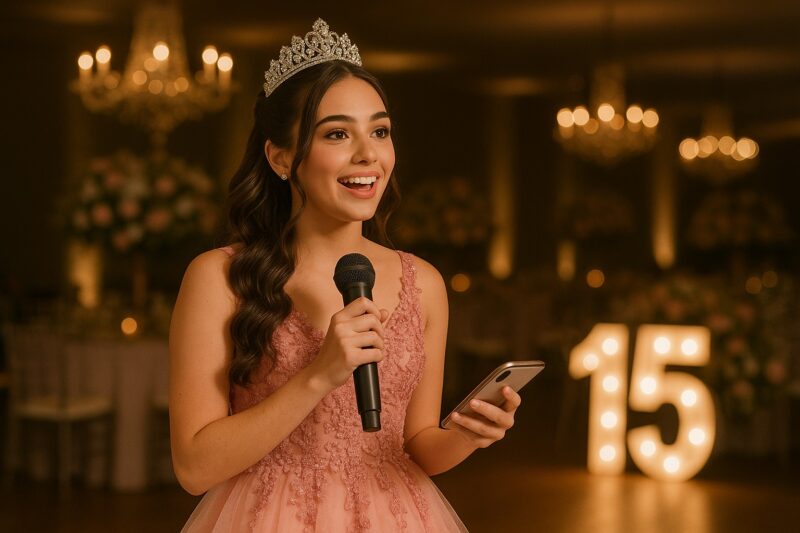 Como se preparar para o discurso na festa de 15 anos?