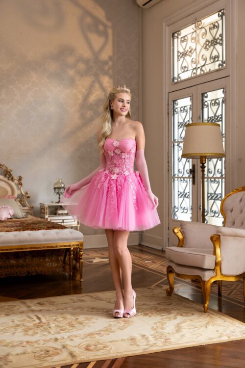 Vestido | Center Debutantes –  Bloom – OL009 - Curto